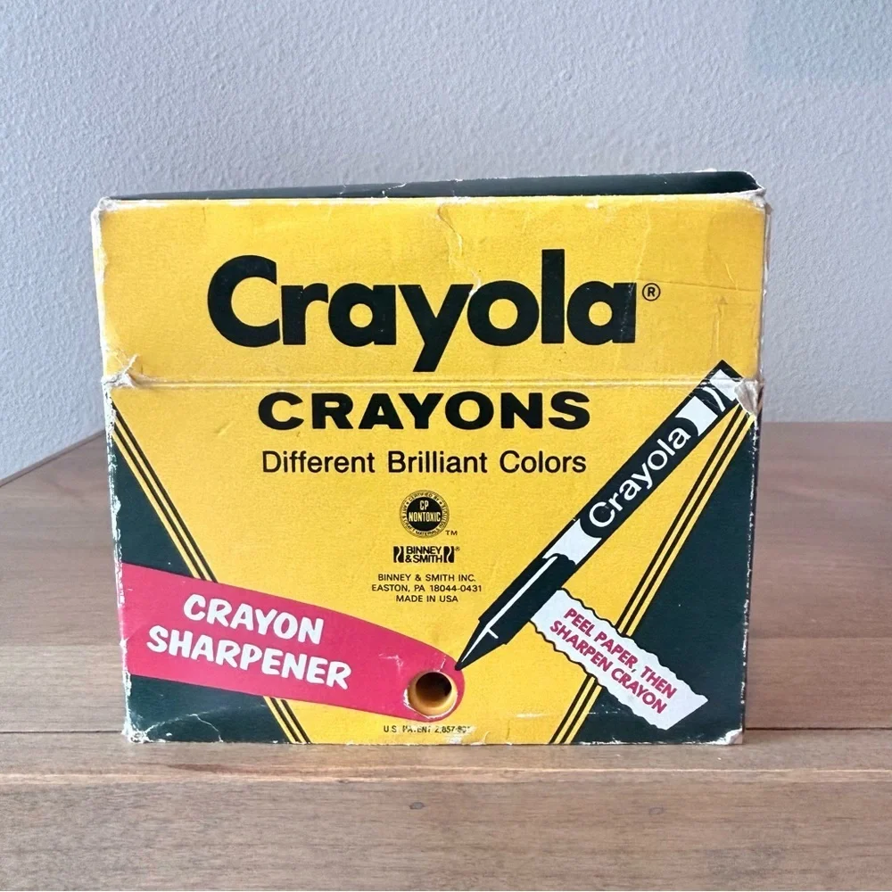 Vintage Crayola Crayons with built in sharpener